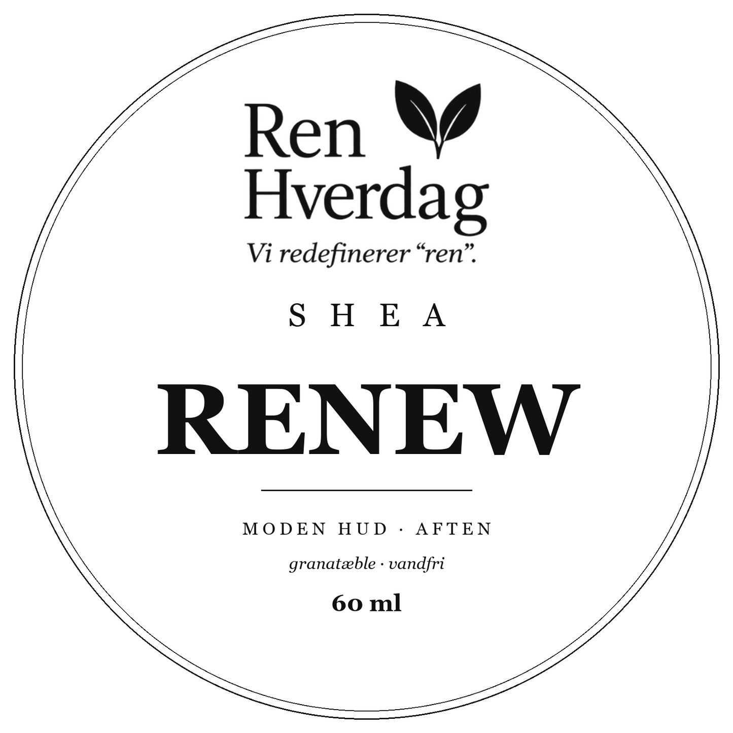 Shea Renew – body butter, Ren Hverdag