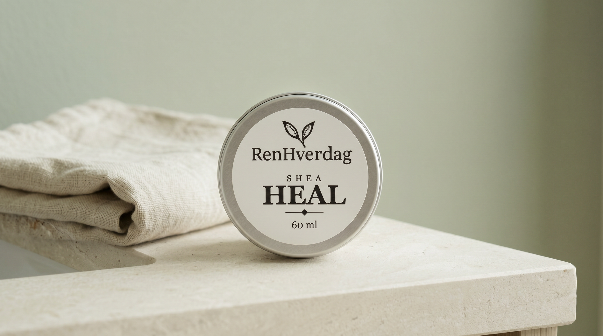 Shea Heal fra RenHverdag, dåse set ovenfra