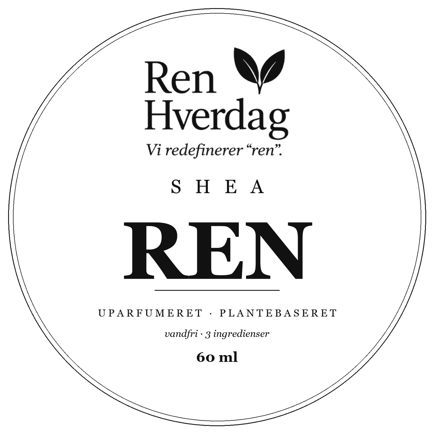 Shea Ren – body butter, Ren Hverdag